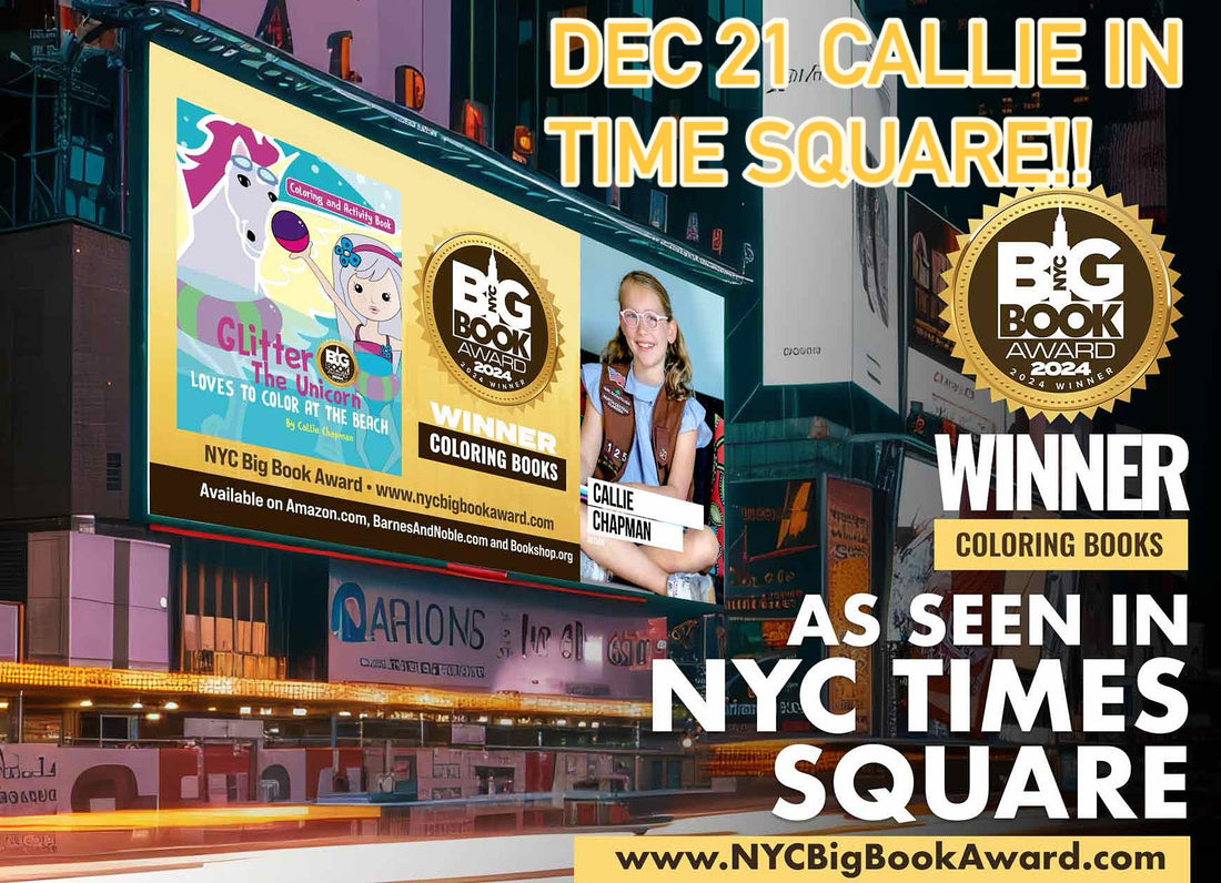 Glitter the Unicorn in Time Square