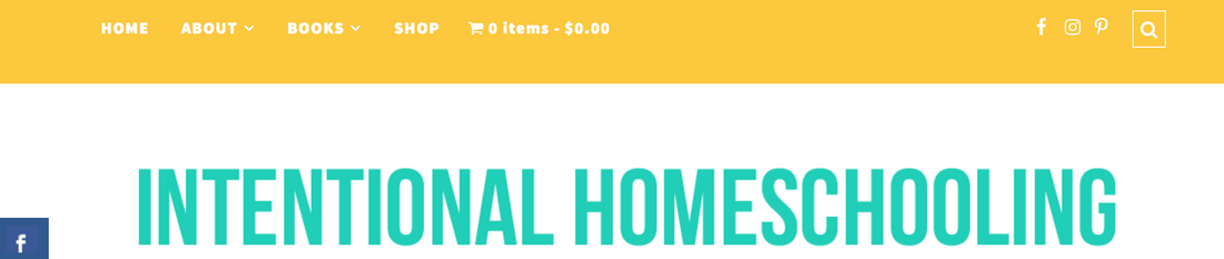 Intentional Homeschooling has featured Callie Chapman - Glitter the Unicorn