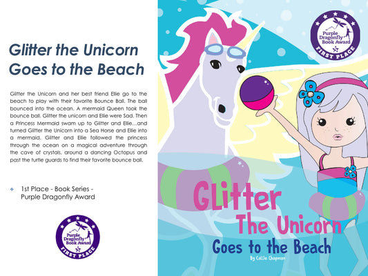 Glitter the Unicorn Goes to the Beach