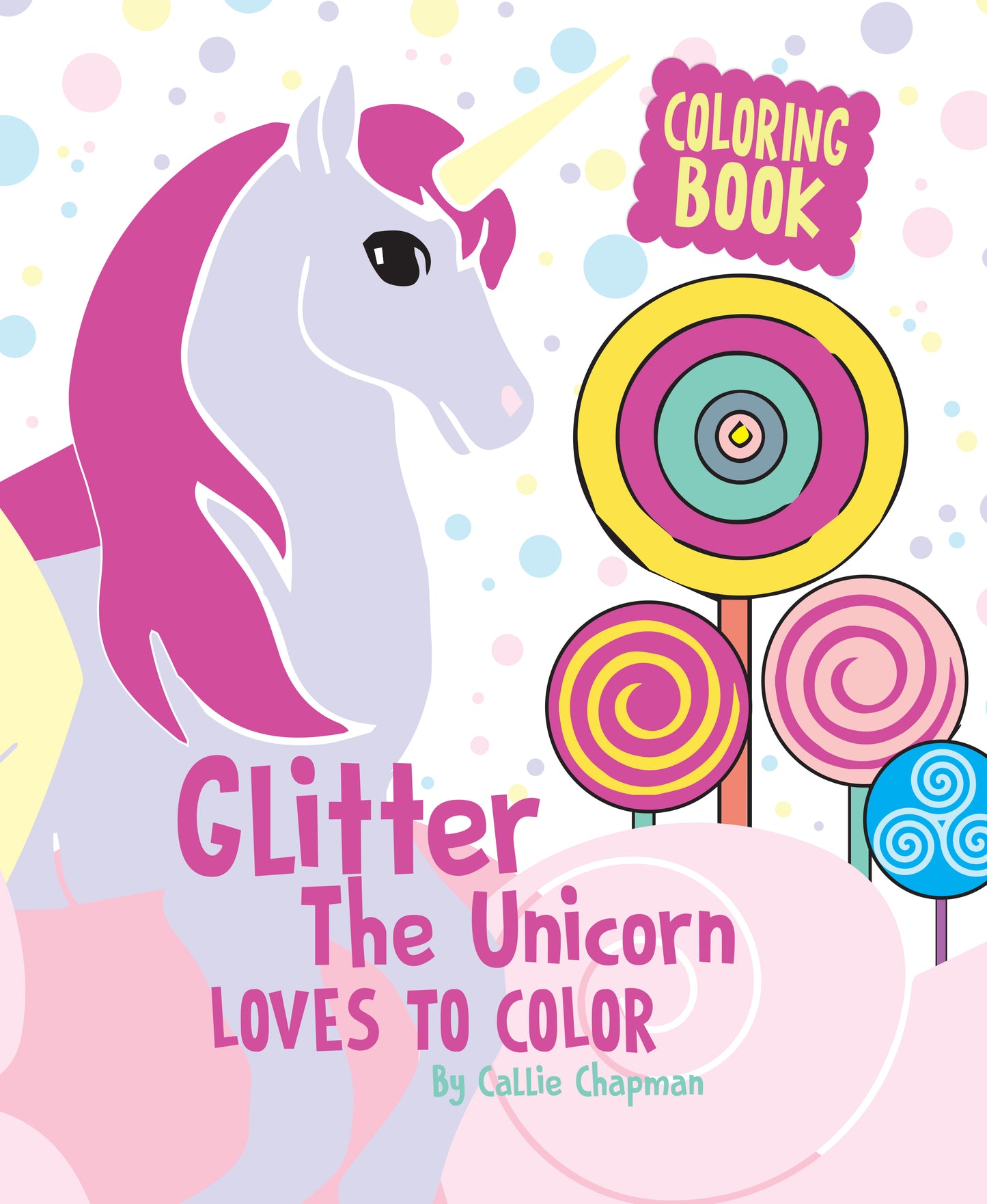 Glitter the Unicorn Loves to Color Ebook