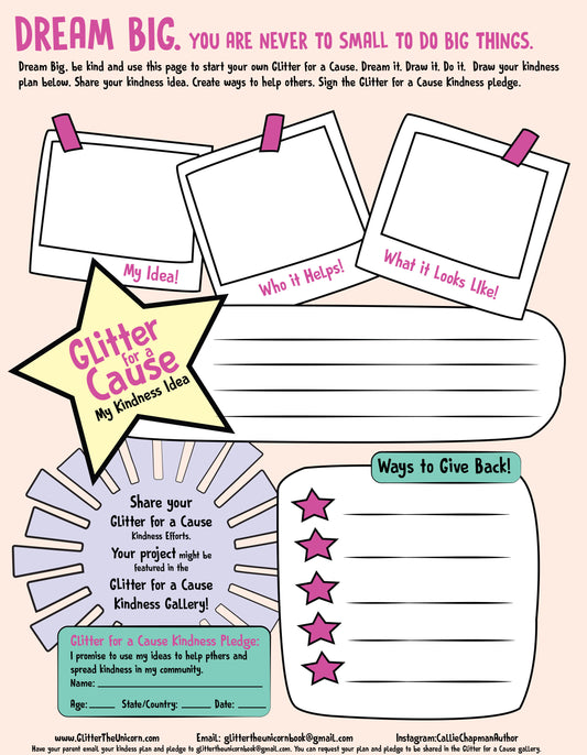 Glitter for a Cause Kindness Kit