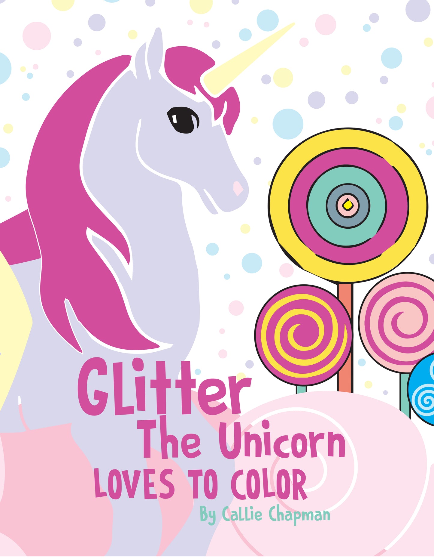 Glitter the Unicorn Loves to Color Ebook